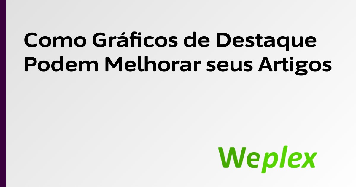 Como Gráficos de Destaque Podem Melhorar seus Artigos