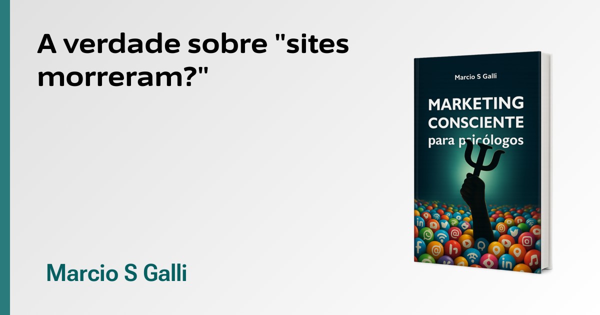 A verdade sobre "sites morreram?"