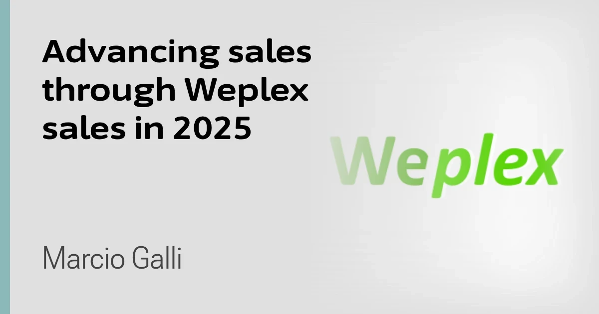 2025 Weplex sales report