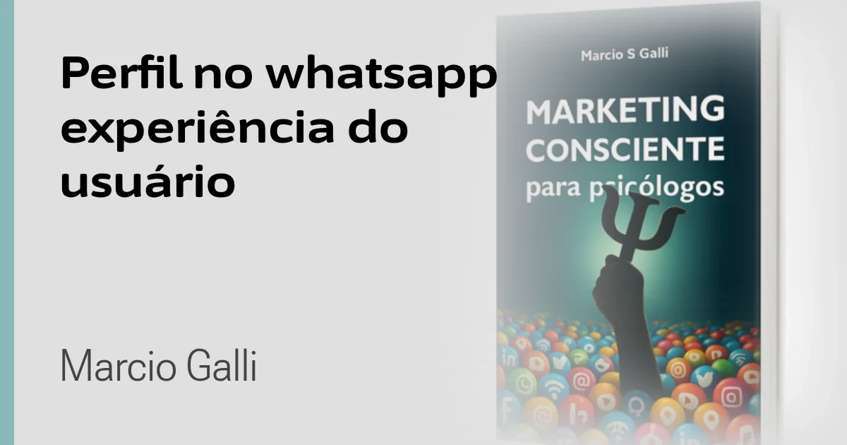 Perfil no whatsapp experiência do usuário